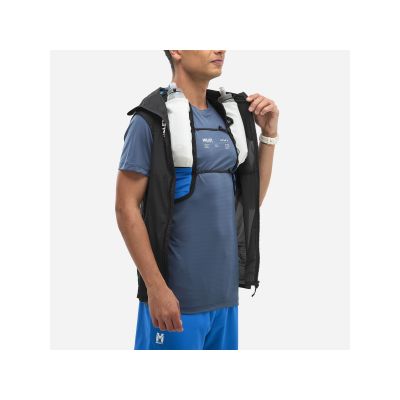6. MILLET Intensive Windbreaker-Weste, Größe M, schwarz