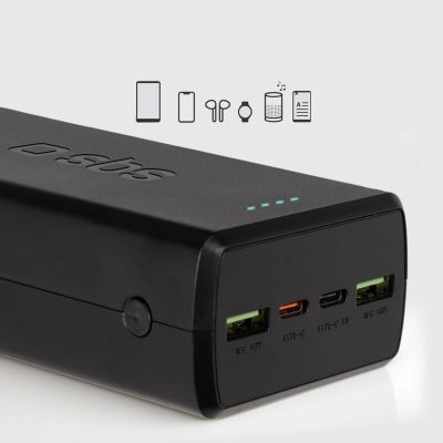 11. Powerbank SBS TTBB30000PD20K 30000 mAh 2 x USB-C 2 x USB-A - Schwarz