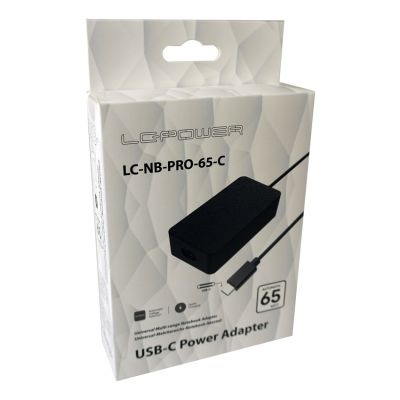 3. LC-Power LC-NB-PRO-65-C Netzteil/Wechselrichter, intern, 65 W, Schwarz