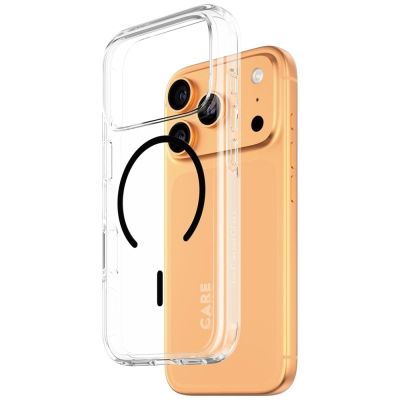 2. CARE by PanzerGlass Flagship Urban Explorer Hülle mit schwarzem MagSafe für iPhone 17 Pro – Transparent
