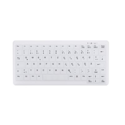 5. CHERRY AK-C4110 Medizinische Tastatur RF Wireless QWERTZ Deutsch Weiß