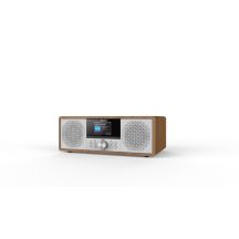 Denver MIR-270DW Stereoanlage mit Internetradio, dunkles Holz
