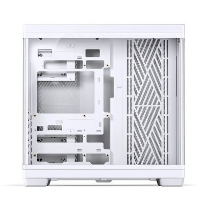 13. Jonsbo TK-4 Gehäuse, Midi-Tower, ATX, gehärtetes Glas – Weiß