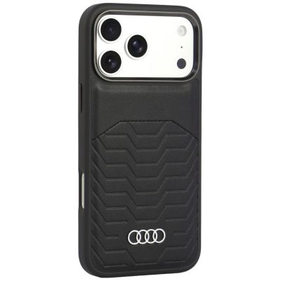 2. Audi GT MagSafe-Hülle aus Kunstleder für iPhone 18 Pro Max / 17 Pro Max – Schwarz