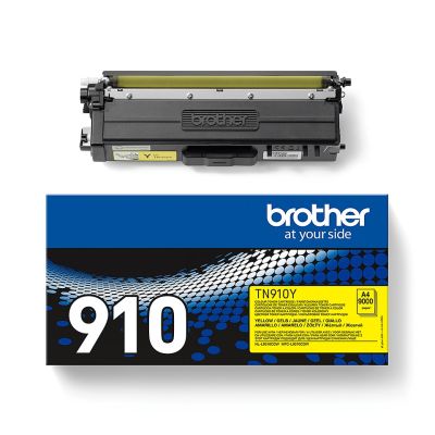 2. Brother TN-910Y Tonerkartusche, 1 Stück, Original Gelb