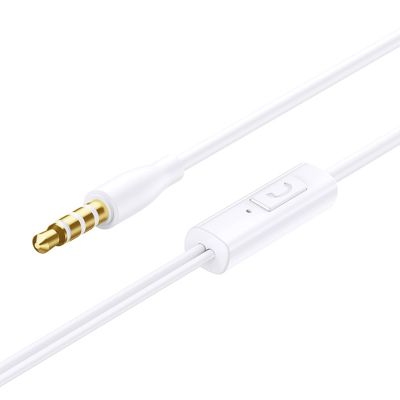 4. Baseus Encok HZ11 kabelgebundene In-Ear-Kopfhörer mit Miniklinkenstecker – weiß