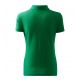 3. Malfini Cotton W MLI-21316 Grasgrünes Poloshirt