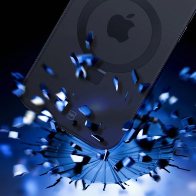 25. 3mk Smoke Case Mag&Stand Hülle für Apple iPhone 16 pro max – Schwarz