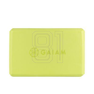 5. Gaiam Teal Tonal Tri 62207 Yogablock