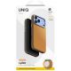 6. Uniq Lyden DS Magclick Ladehülle für iPhone 18 Pro Max / 17 Pro Max – Hellorange
