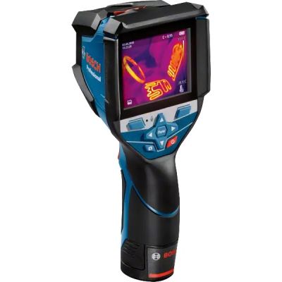 2. Bosch GTC 600 C Geräuschäquivalente Temperaturdifferenz (NETD) IR Schwarz, Blau 256 x 192 px Integriertes LCD-Display