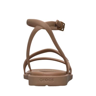 3. Crocs Miami Sandalen mit Knöchelriemen für Damen, Braun, 212256 2JJ