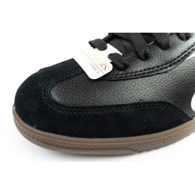 15. Skechers Kickoff Damen Sportschuhe Sneakers Schwarz Leder