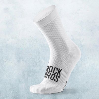 3. Rockbros 49210016001 ROAD TO SKY Radsocken 39-42 cm - Weiß