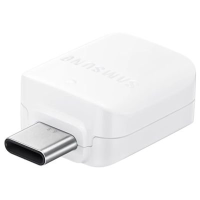 Samsung EE-UN930 USB-A auf USB-C OTG-Adapter (Großpackung – Ersatzverpackung) – Weiß