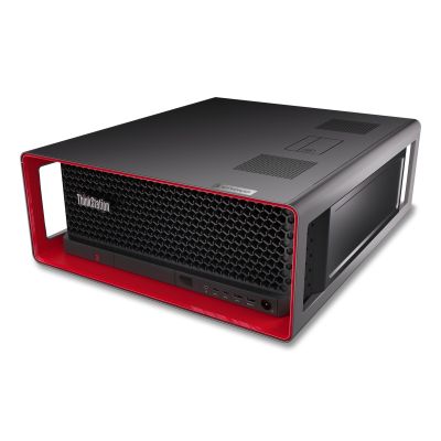 8. Lenovo ThinkStation Workstation mit AMD Ryzen Threadripper PRO 7945WX Prozessor, 64 GB DDR5 RDIMM Arbeitsspeicher, 1000 GB Festplatte und englischer Tastatur, ohne optisches Laufwerk