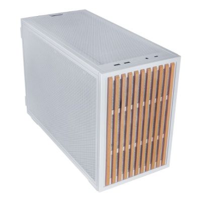 8. Lian Li B4-mATX Wood Mini Tower Weiß, Holz