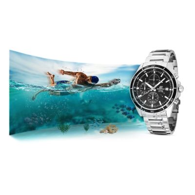 6. Herrenarmbanduhr CASIO EDIFICE EFR-526D-1AVUEF + B0X