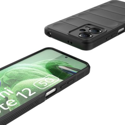 11. Magic Shield Hülle für Xiaomi Redmi Note 12 5G / Poco X5 5G Flexible Panzerabdeckung Schwarz