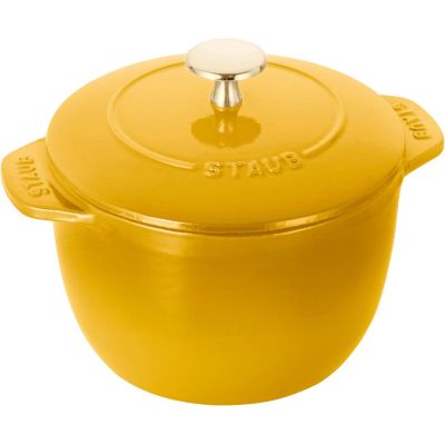 STAUB LA COCOTTE Kleiner runder Topf 16 cm, Zitronengelb