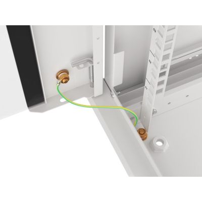 17. Lanberg WF01-6415-10S Rack-Schrank (770 mm / 600 mm / 450 mm; Wandmontage; grau)