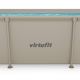 12. VIRTUFIT Rechteckiges Schwimmbecken 260 x 180 cm mit Filterpumpe Beige