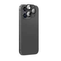 AmazingThing Aviation-Grade Alloy Tempered Glass Lens für iPhone 16 Pro / 16 Pro Max Kameraobjektiv - Schwarz