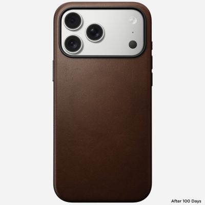 3. Nomad Moderne Lederhülle für 17,5 cm (6,9") Mobiltelefone Braun