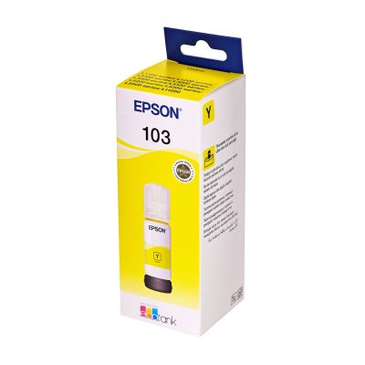 6. Epson C13T00S44A Tinte (Original 103; 65 ml; gelb)