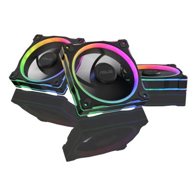 18. ASUS PRIME MR120 ARGB SCHWARZ 3-IN-1 Lüfter