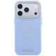 3. Guess Perforierte 4G Gold Logo Magsafe Hülle für iPhone 18 Pro / 17 Pro - Hellblau