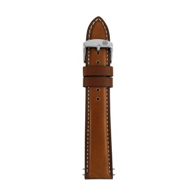 Zeppelin hellbraunes Lederarmband, 20 mm