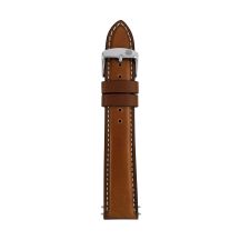 Zeppelin hellbraunes Lederarmband, 20 mm