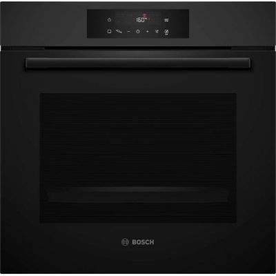 BOSCH HBA572EM3 Serie 4 Elektrobackofen 71 l | AirFry | Pyrolyse | Konvektion | Mattschwarz