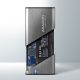 2. AXAGON EEM2-SG2 RAW BOX Externes Gehäuse für M.2-SSD, USB-C 3.2 Gen 2 – silber