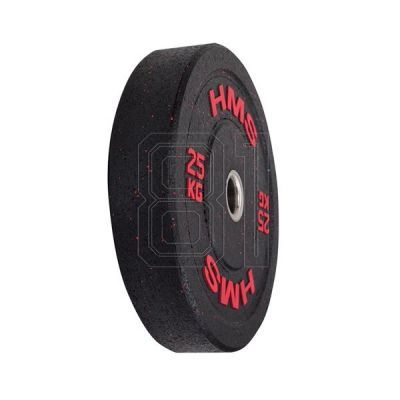 2. HMS RED BUMPER Olympiascheibe 25 kg HTBR25 