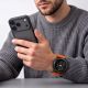 4. Tech-Protect NylonLoop Armband für Garmin Fenix 5X / 5X Plus / 6X / 6X Pro / 7X / 8 / 8 Pro / 9 / 9 Pro (51 mm) – Orange