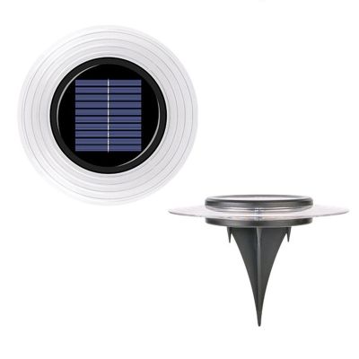 25. Solar-Scheibenlampe mit 28 LEDs zur Boden- oder Wandmontage