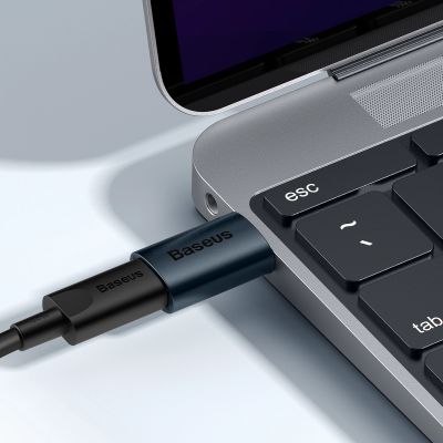 10. Baseus Ingenuity Series Mini-Adapter USB 3.1 OTG auf USB Typ C Blau (ZJJQ000103)