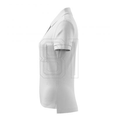 2. Malfini Cotton W MLI-21300 weißes Poloshirt