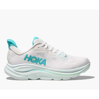 HOKA Clifton 10 Damen Laufschuhe Weiß/Cielo Blau (1162031‑WTCL)