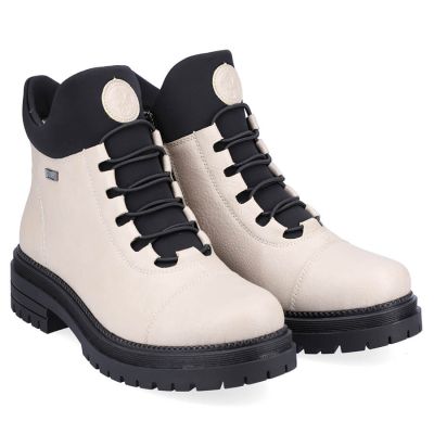29. Wasserdichte, komfortable Damen-Winterstiefeletten in Beige Rieker Y3163-60