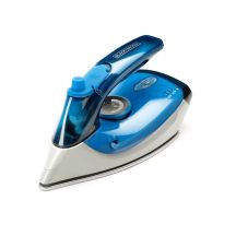Black+Decker BXIR1000E Reisebügeleisen (1000W; blau-silber)
