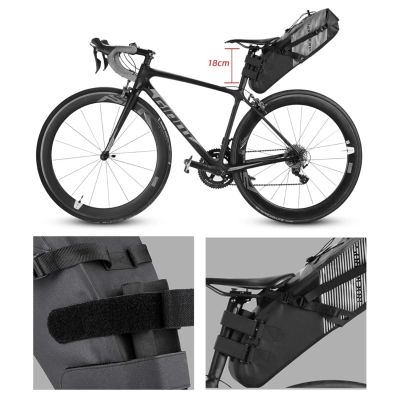 4. Rockbros AS-013 10L Satteltasche - Schwarz