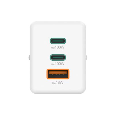 7. Hama 00201997 Mobiles Ladegerät für Laptop, Smartphone, Tablet, Weiß, Wechselstrom-Schnellladefunktion, intern