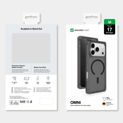 5. AmazingThing Omni Case für iPhone 17 Pro MagSafe-kompatibel – Schwarz