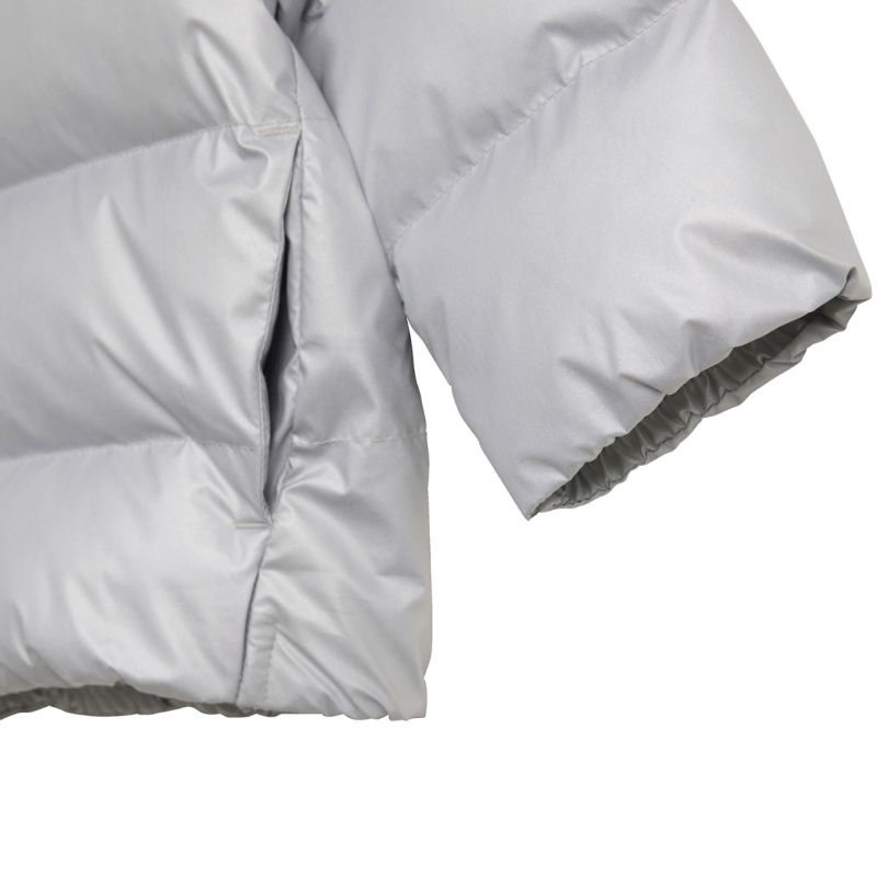 4. Adidas Synthetic Down Glam Silver Kinderjacke JM8870