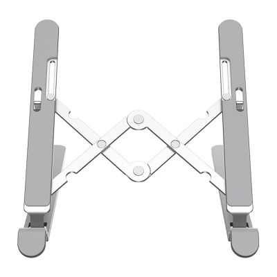 4. Orico PFB-A21 11-17" verstellbarer, faltbarer Laptopständer - Silber