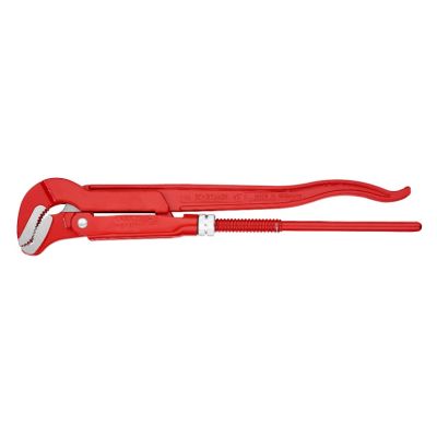 2. Knipex 83 30 015 Rohrzange, rot, Edelstahl, 6 cm, schwedische Ausführung, Chrom-Vanadium-Stahl