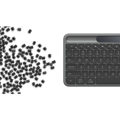 7. Logitech Signature Slim Solar+ K980 Tastatur Universal RF Wireless + Bluetooth QWERTZ Deutsch Graphit